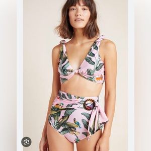 Patbo tropical printed bathing suit bottom NWT